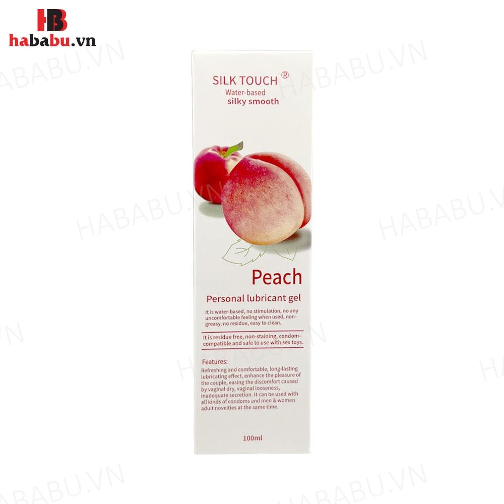 Gel bôi trơn hương đào Silk Touch Peach 100ml chính hãng