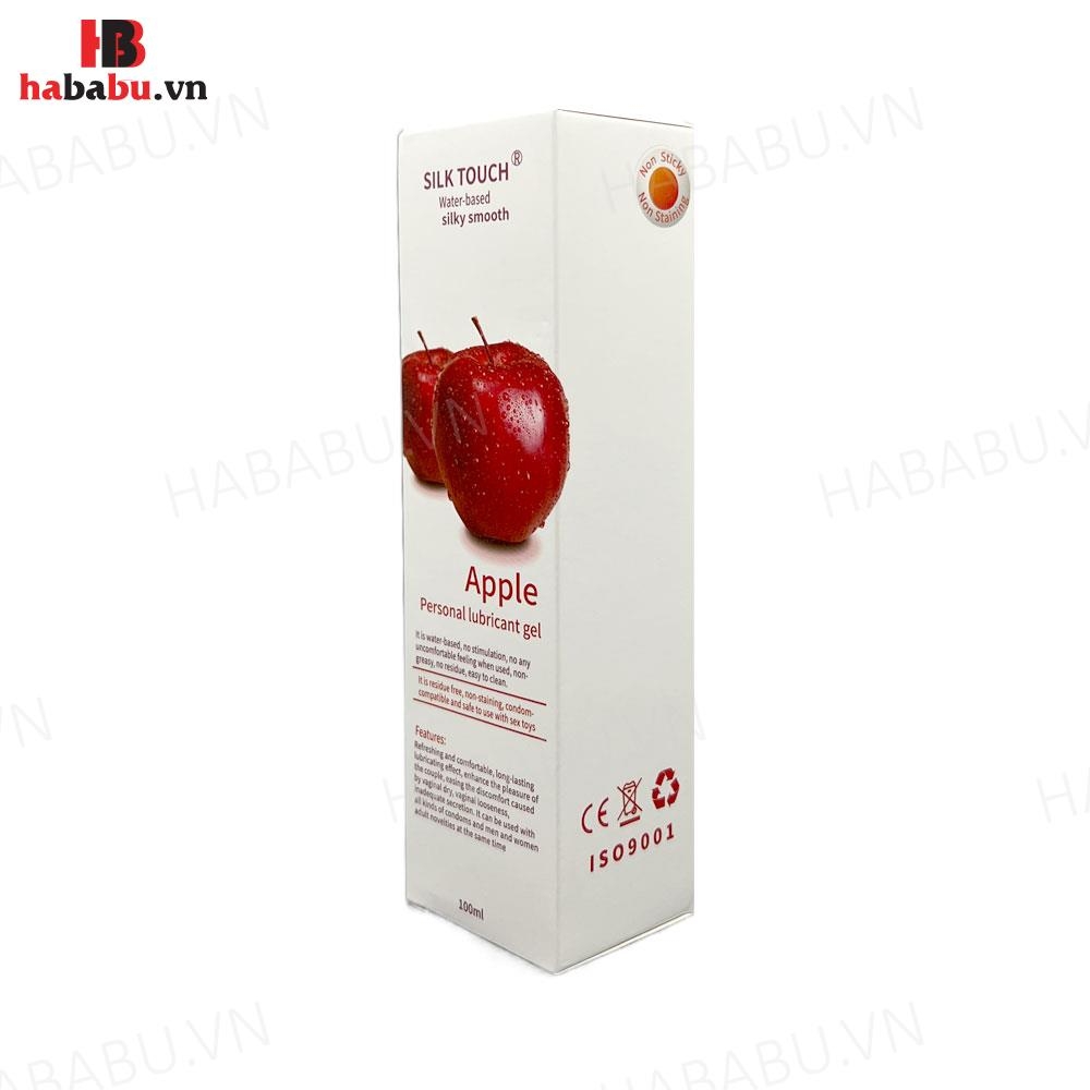 Gel bôi trơn hương táo Silk Touch Apple 100ml chính hãng