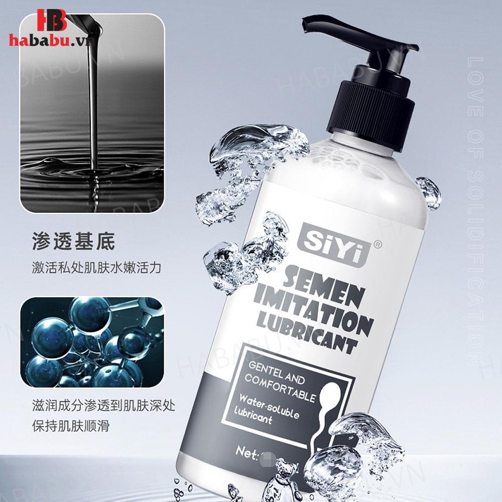 Gel bôi trơn SiYi Lubricant Trắng Siêu Mượt 120ml chính hãng