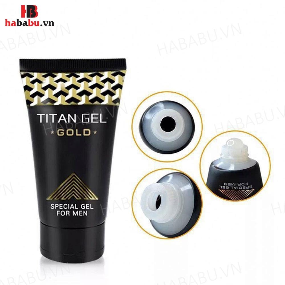 Gel bôi trơn massage Titan Vàng Special Gold for Men 50ml chính hãng