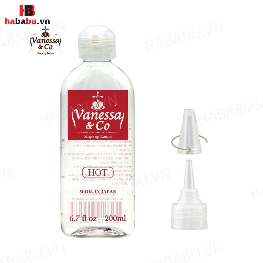 Gel bôi trơn Vanessa & Co Hot ấm nóng 200ml chính hãng