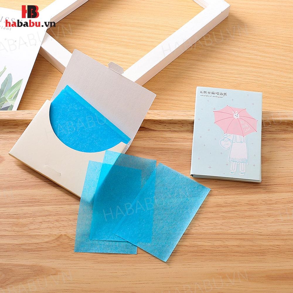 Giấy thấm dầu da mặt 1 gói 50 tờ chính hãng
