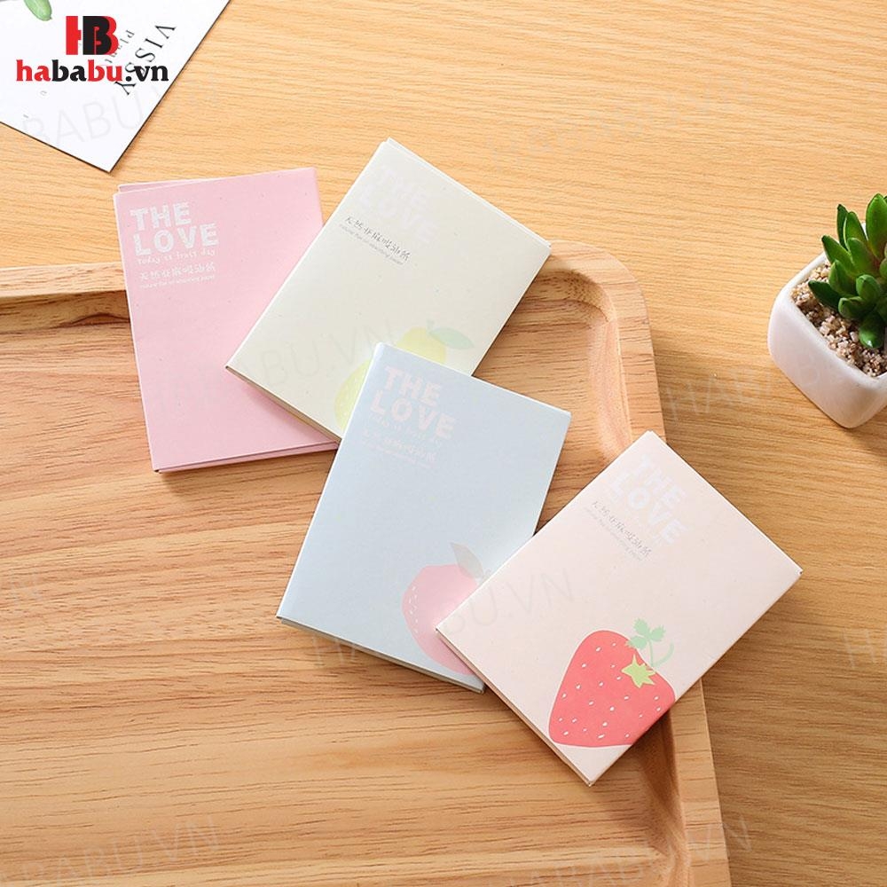 Giấy thấm dầu da mặt 1 gói 50 tờ chính hãng