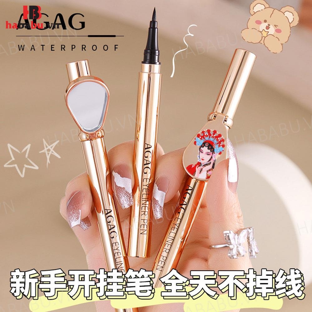 Kẻ mắt AGAG Eyeliner Pen kèm gương 1ml chính hãng