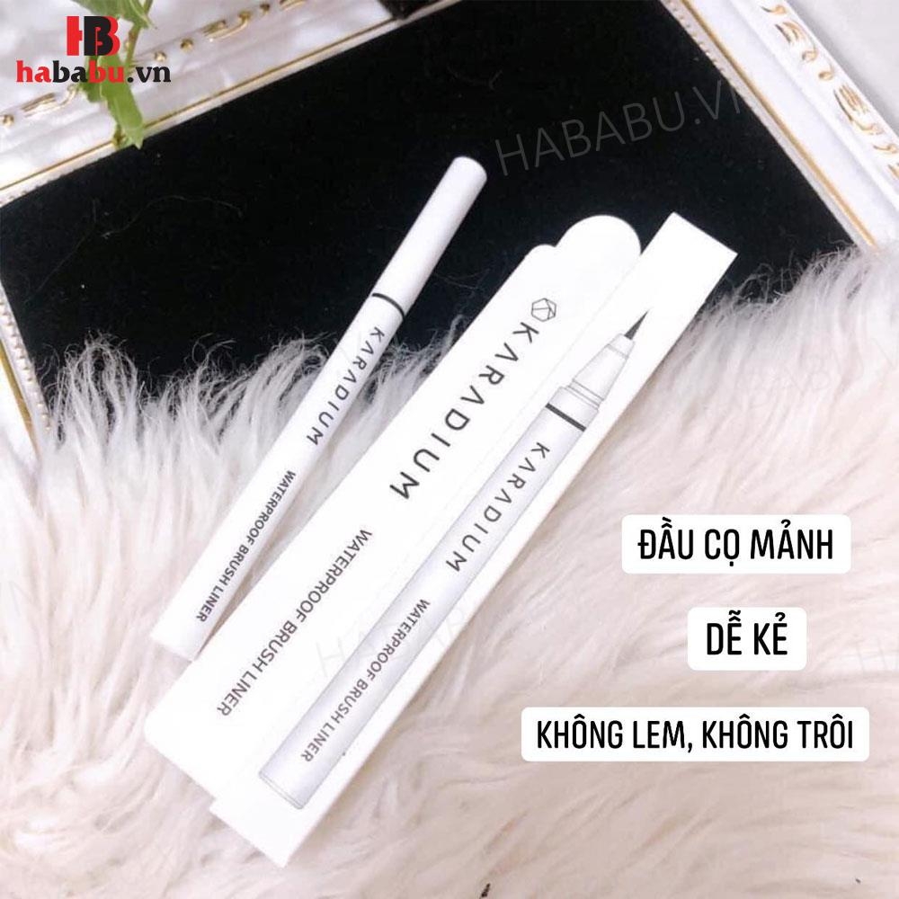 Kẻ mắt Karadium Waterproof Brush Liner 11gr chính hãng