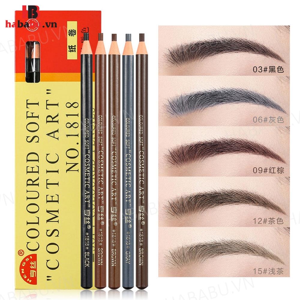 Chì xé kẻ mày Coloured Soft Cosmetic Art Eyebrow Pencil 1gr chính hãng