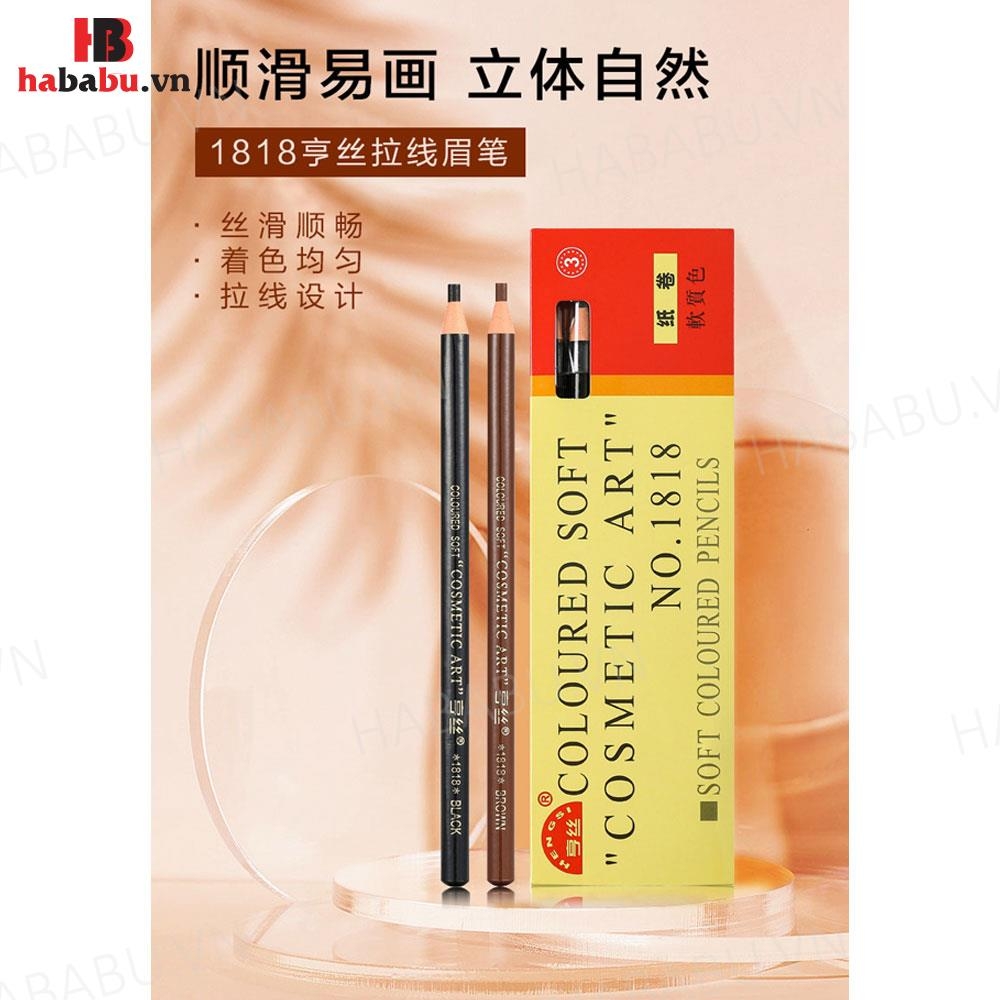Chì xé kẻ mày Coloured Soft Cosmetic Art Eyebrow Pencil 1gr chính hãng