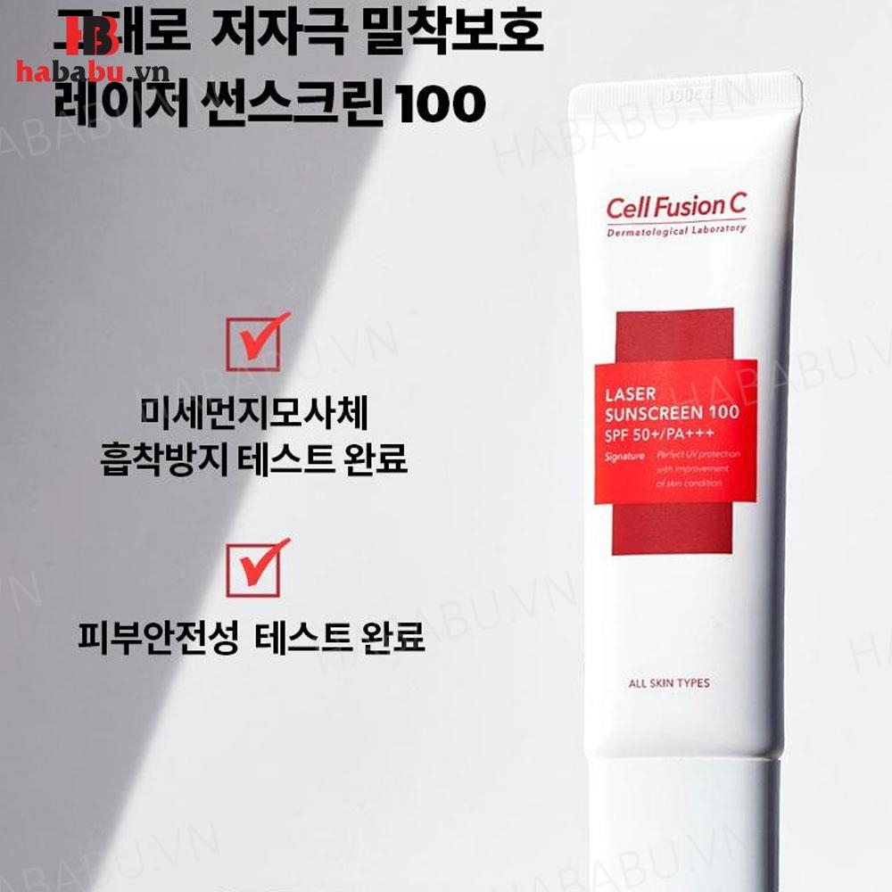 Kem chống nắng Cell Fusion C Laser SPF 50+/PA++++ 50ml chính hãng