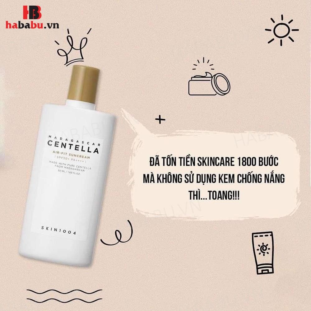 Kem chống nắng Skin1004 Madagascar Centella Air-Fit SunCream 50ml chính hãng