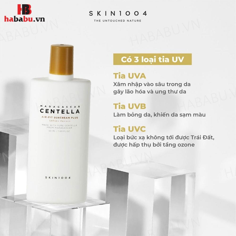 Kem chống nắng Skin1004 Madagascar Centella Air-Fit SunCream 50ml chính hãng