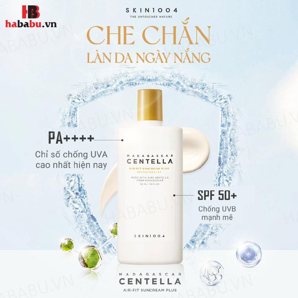 Kem chống nắng Skin1004 Madagascar Centella Air-Fit SunCream 50ml chính hãng