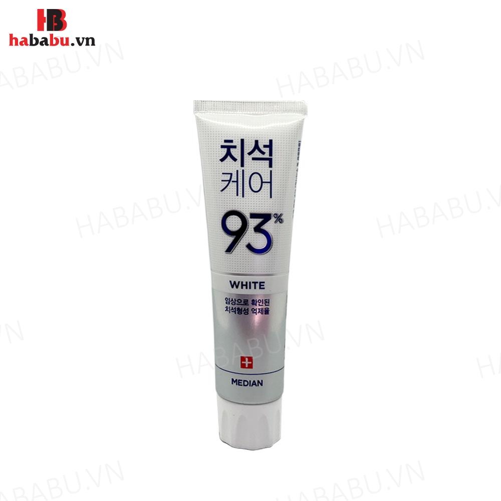 Kem đánh răng Median Dental IQ 93% White màu trắng 120gr chính hãng