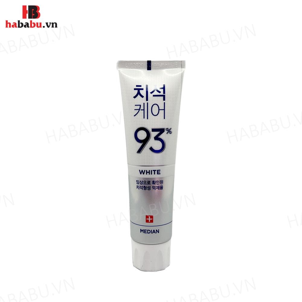 Kem đánh răng Median Dental IQ 93% White màu trắng 120gr chính hãng