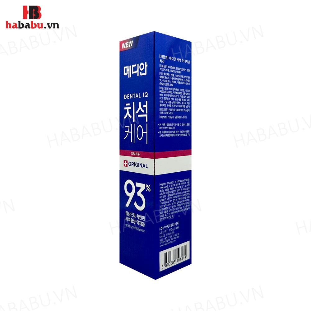 Kem đánh răng Median Dental IQ 93% Xanh Dương 120gr chính hãng