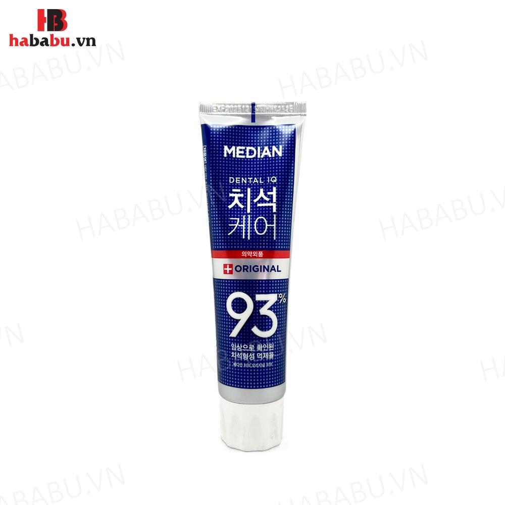 Kem đánh răng Median Dental IQ 93% Xanh Dương 120gr chính hãng