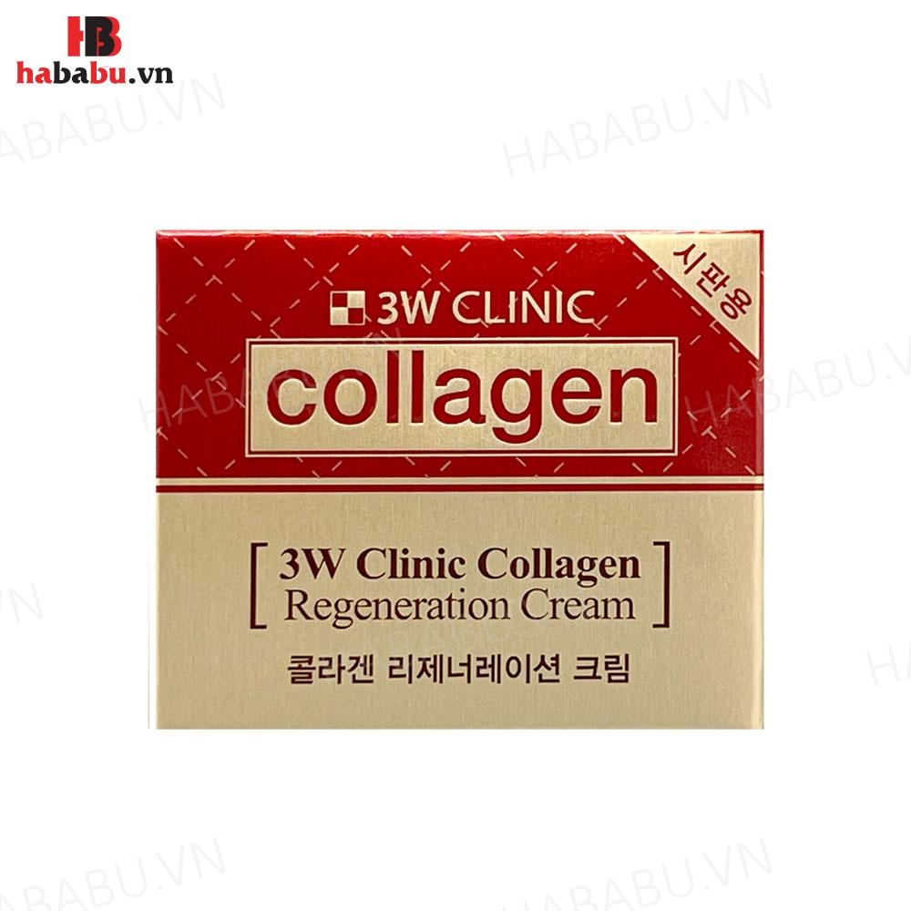 Kem dưỡng trắng 3W Clinic Collagen Regeneration Cream 60ml chính hãng