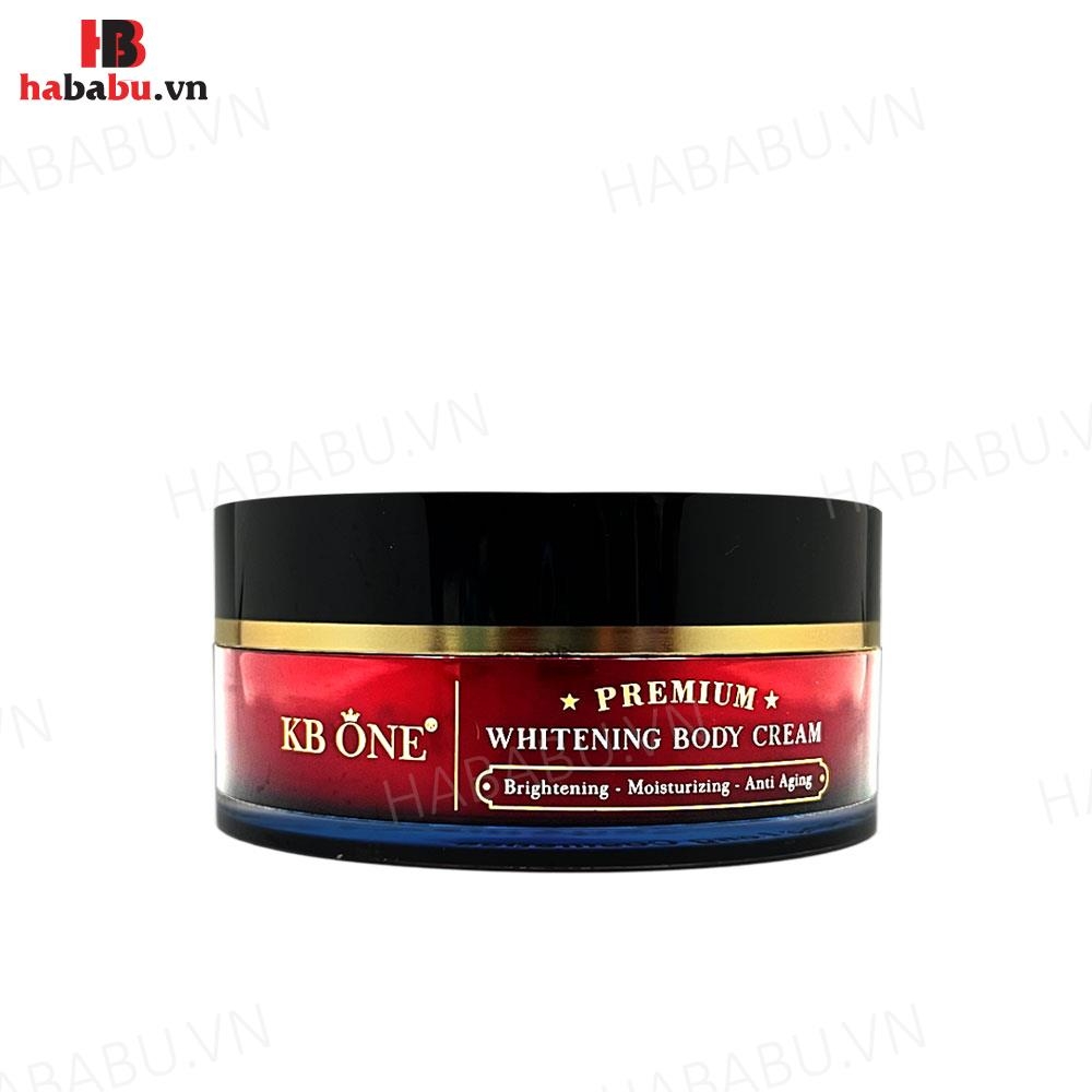 Kem Body KB One Sữa Tuyết Whitening Body Cream Premium 100gr chính hãng
