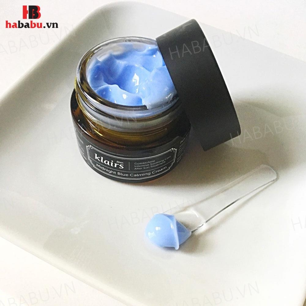 Kem dưỡng da Dear Klairs Midnight Blue Calming Cream 30ml chính hãng