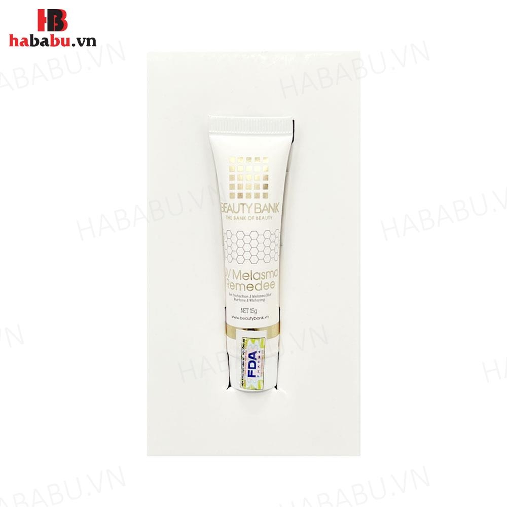 Kem mờ nám Beauty Bank UV Melasma Remedee 15gr chính hãng