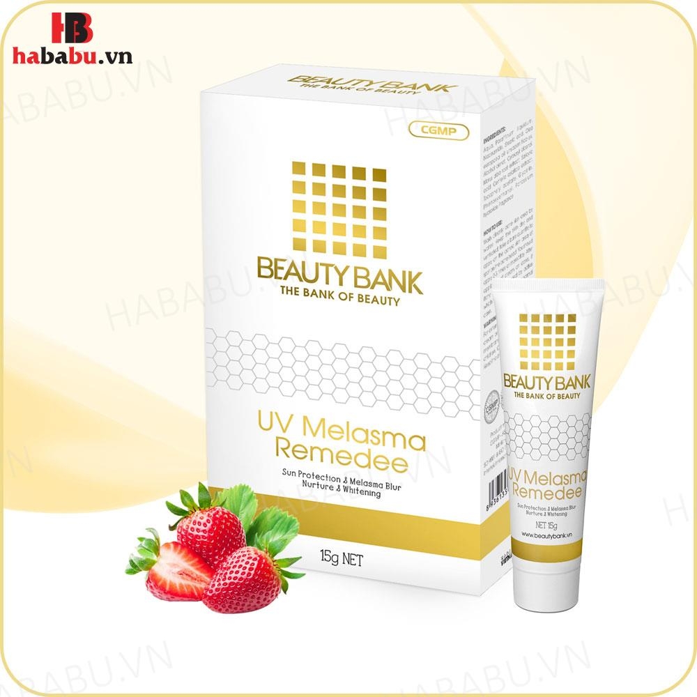 Kem mờ nám Beauty Bank UV Melasma Remedee 15gr chính hãng