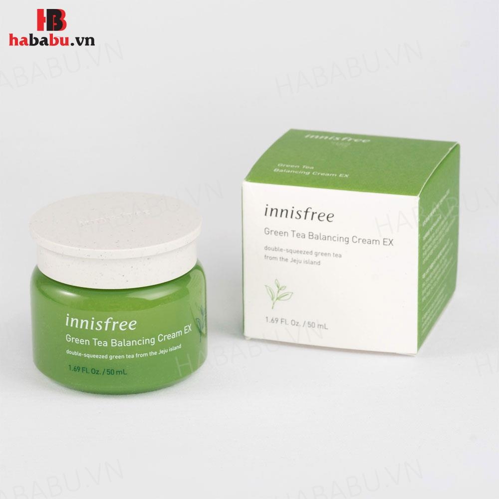 Kem dưỡng Innisfree Trà Xanh Balancing Cream 50ml chính hãng