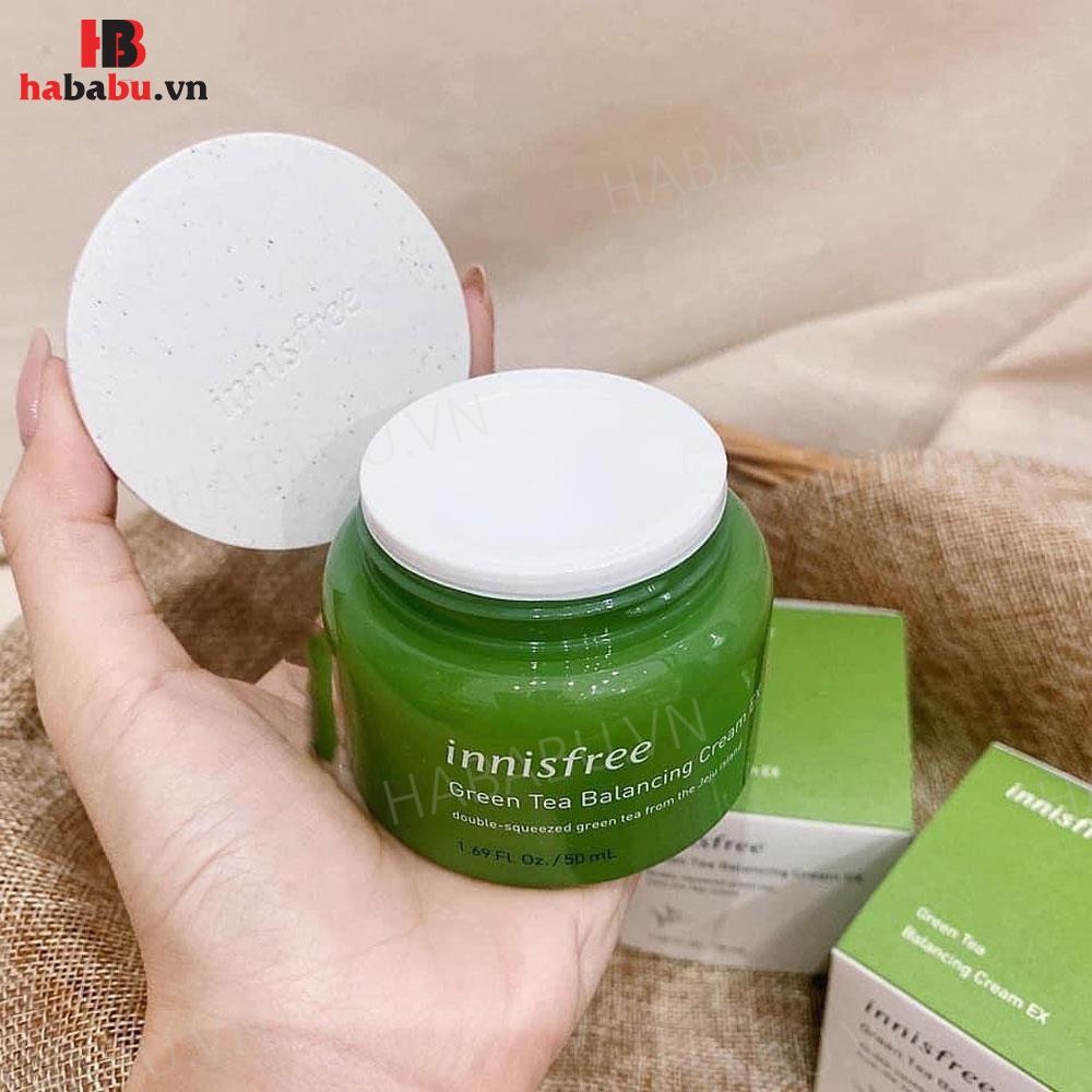 Kem dưỡng Innisfree Trà Xanh Balancing Cream 50ml chính hãng