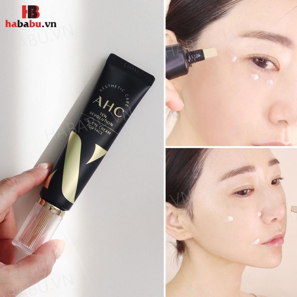 Kem dưỡng mắt AHC Ten Revolution Real Eye Cream đen 12ml chính hãng