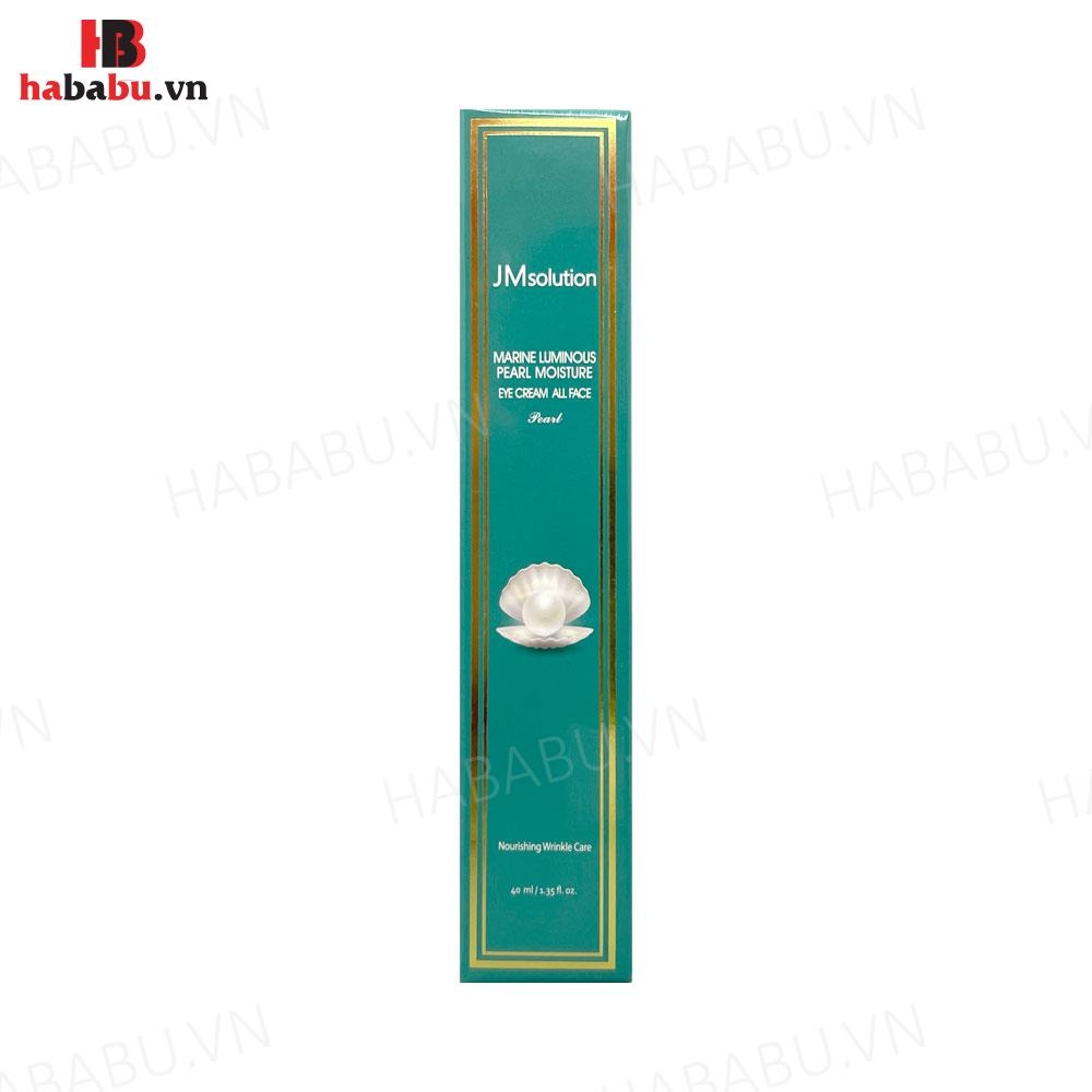 Kem dưỡng mắt JM Solution Marine Luminous Pearl Moisture 40ml tiêu chuẩn Hàn Quốc