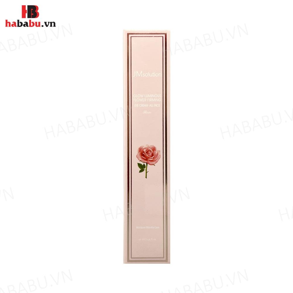 Kem dưỡng mắt JM Solution Glow Luminous Flower Firming Eye Cream 40ml tiêu chuẩn Hàn Quốc