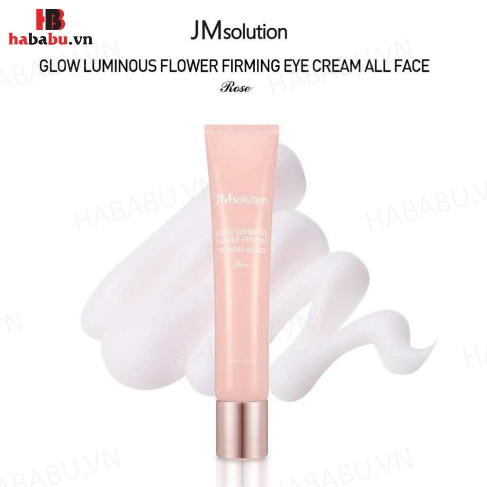 Kem dưỡng mắt JM Solution Glow Luminous Flower Firming Eye Cream 40ml tiêu chuẩn Hàn Quốc