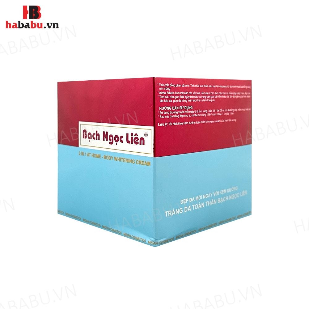 Kem dưỡng trắng da Body Bạch Ngọc Liên Whitening Cream 90gr chính hãng