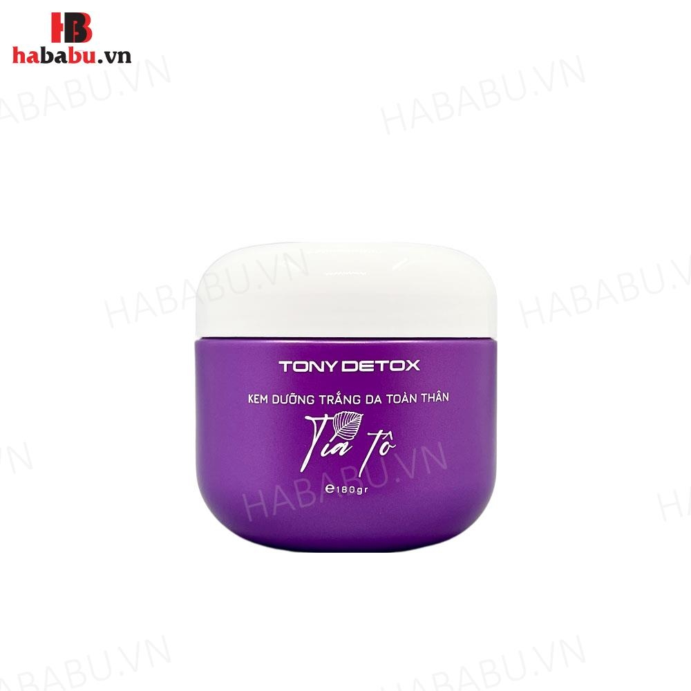 Kem dưỡng trắng da Body Tía Tô Tony Detox 180gr chính hãng
