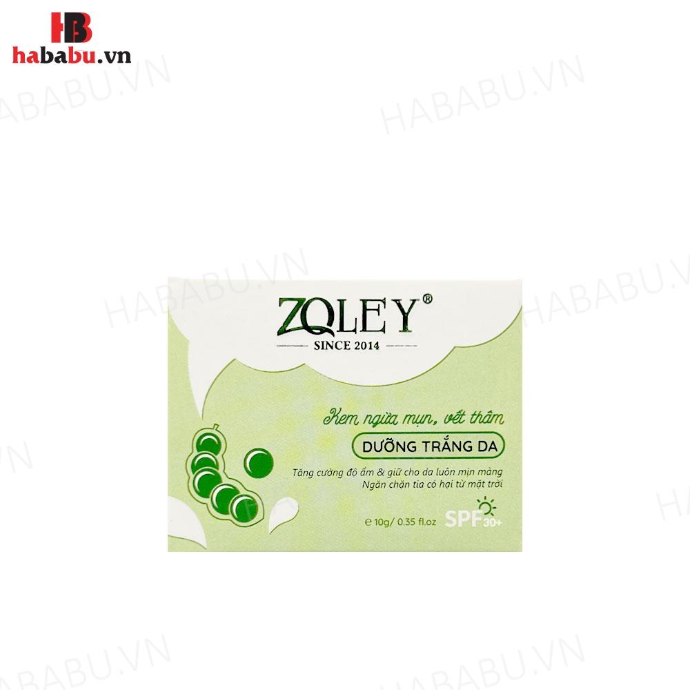 Kem ngừa mụn mờ thâm Zoley Acne Melasma SPF30+ xanh 10gr chính hãng