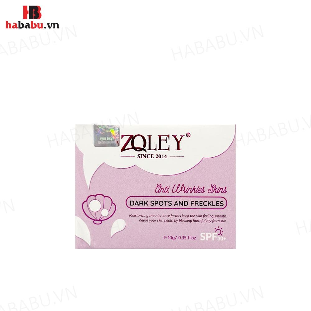 Kem dưỡng trắng Zoley Anti Wrinkles Skin Tím SPF30+ 10gr chính hãng