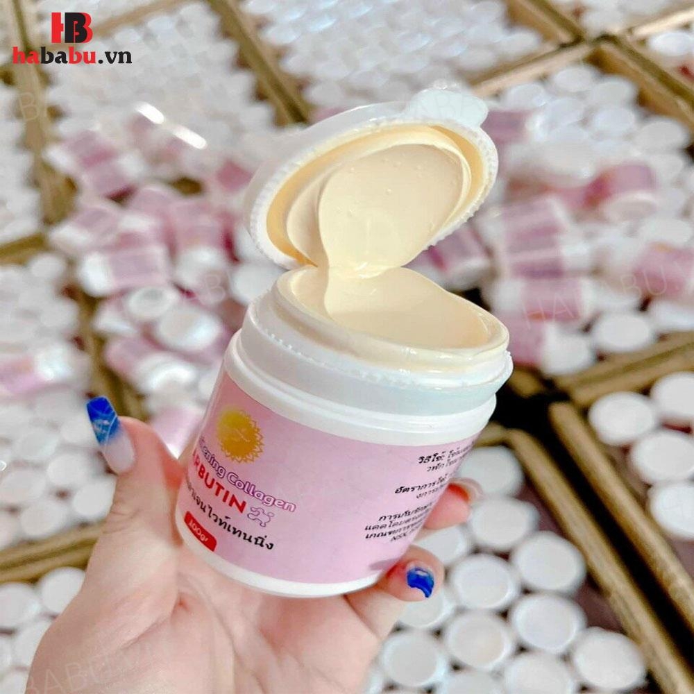 Kem kích trắng Body Arbutin Whitening Collagen 250gr chính hãng