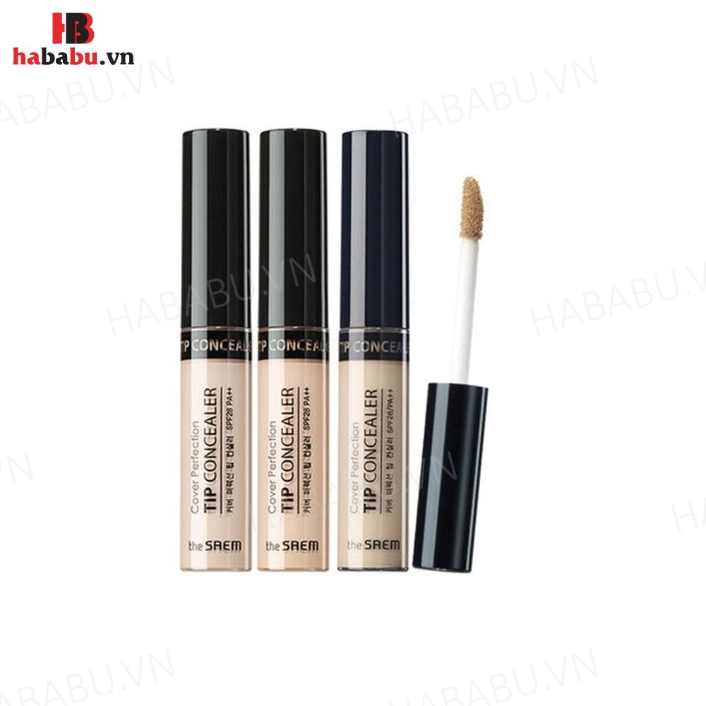 Kem Nền CKD The Saem Cover Perfection Tip Concealer Tone 1 Chính Hãng