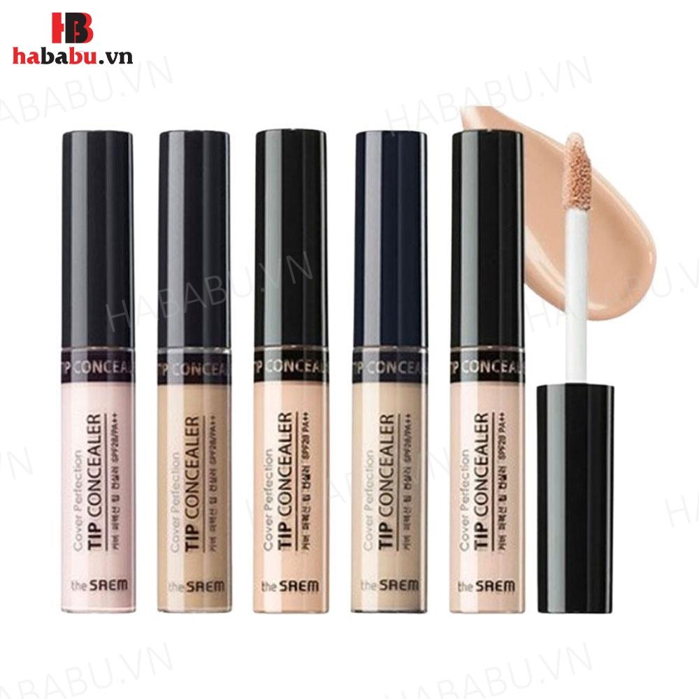 Kem Nền CKD The Saem Cover Perfection Tip Concealer Tone 1 Chính Hãng