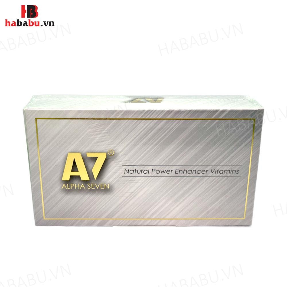 Kẹo sâm tăng cường sinh lý A7 Alpha Seven hộp 10 viên chính hãng