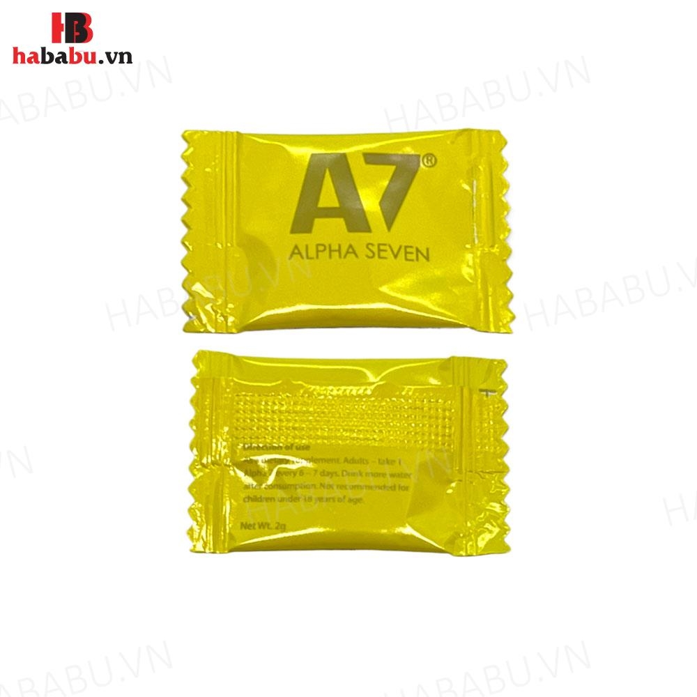 Kẹo sâm tăng cường sinh lý A7 Alpha Seven hộp 10 viên chính hãng
