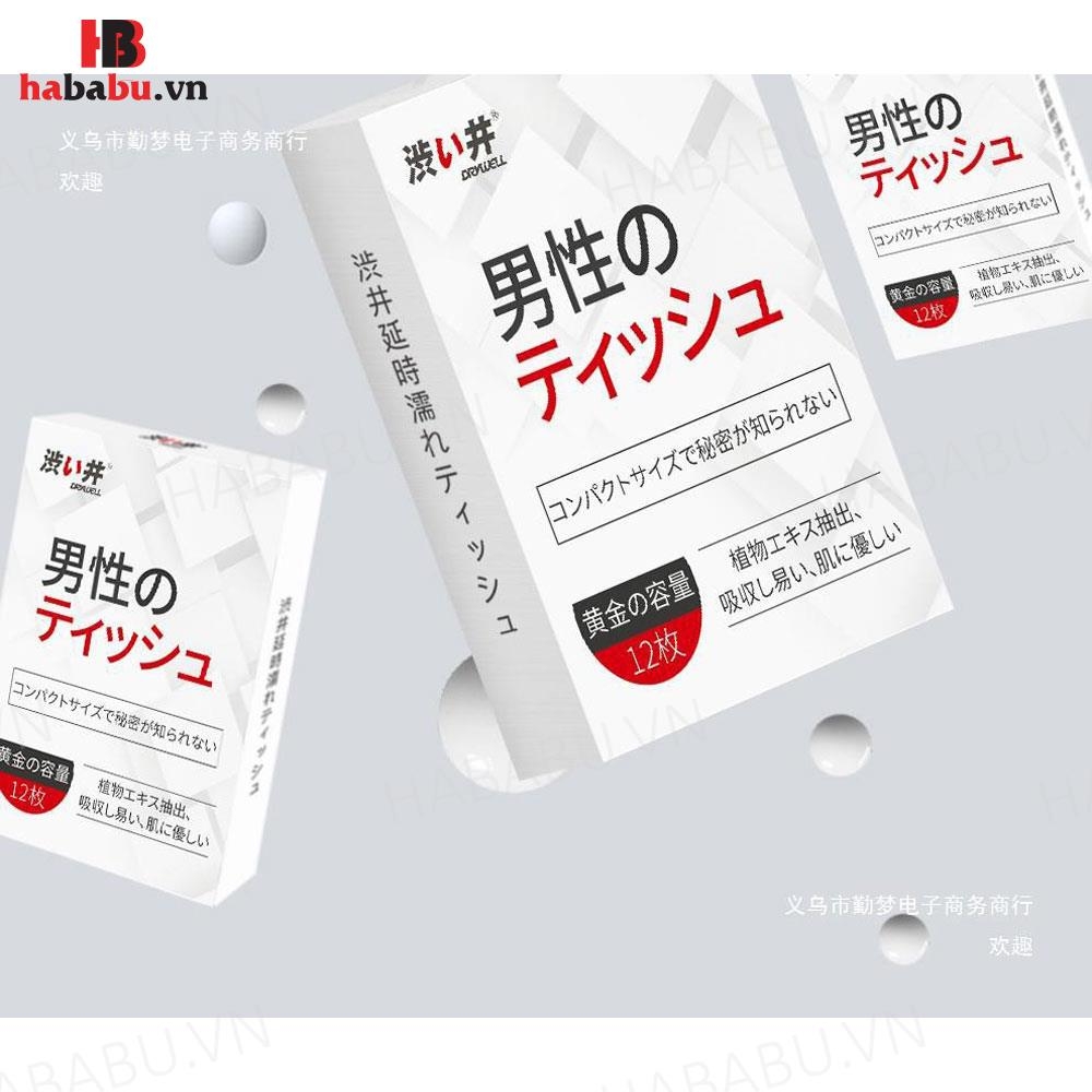 Khăn lau chống xuất tinh sớm Drywell Delay Wipes chính hãng