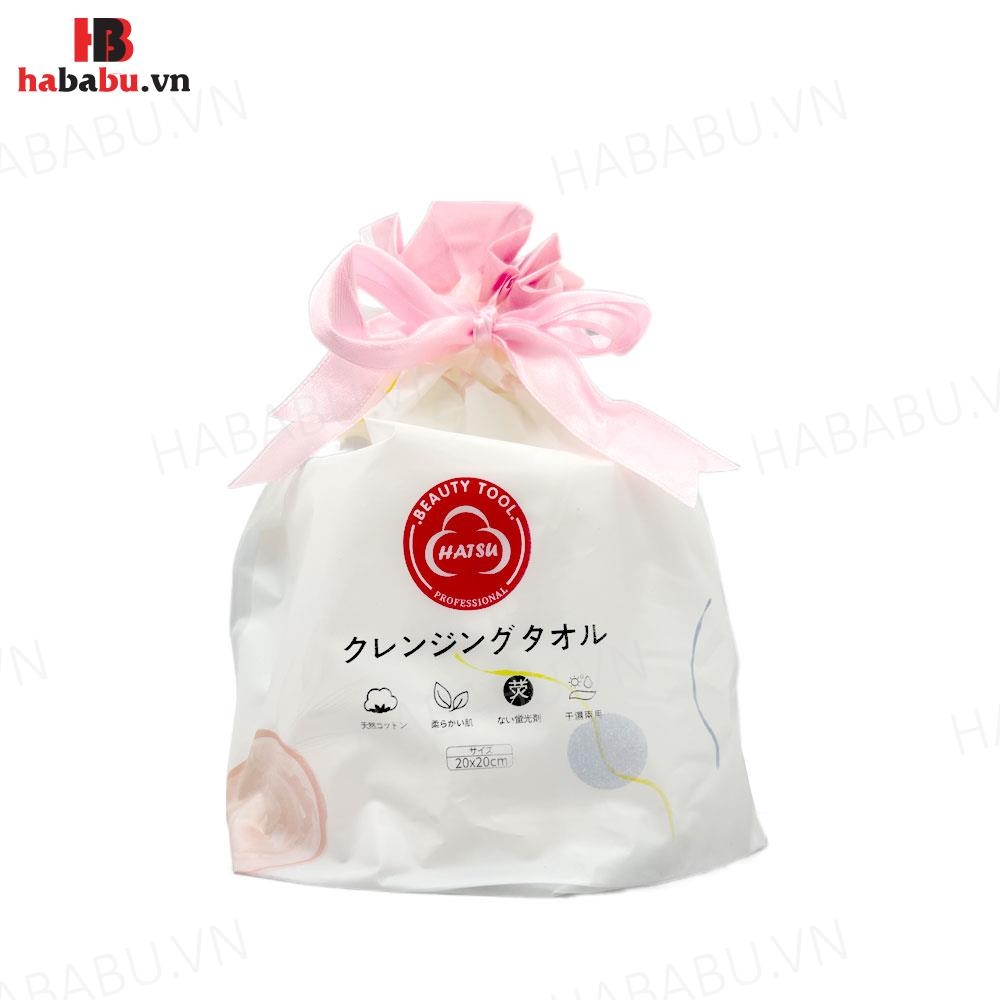 Khăn lau mặt đa năng Hatsu 40 khăn 150gr chính hãng
