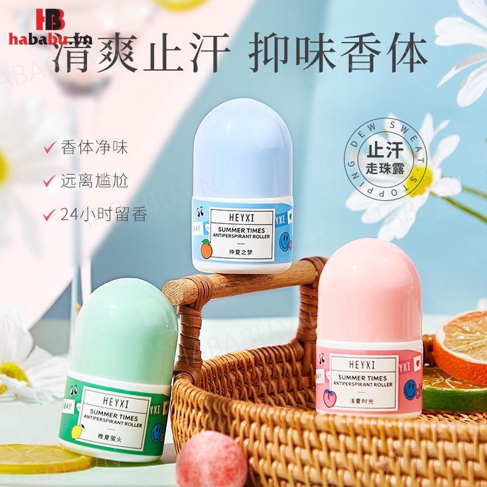 Lăn Khử Mùi Cơ Thể Heyxi Antiperspirant Roller 30gr Chính Hãng