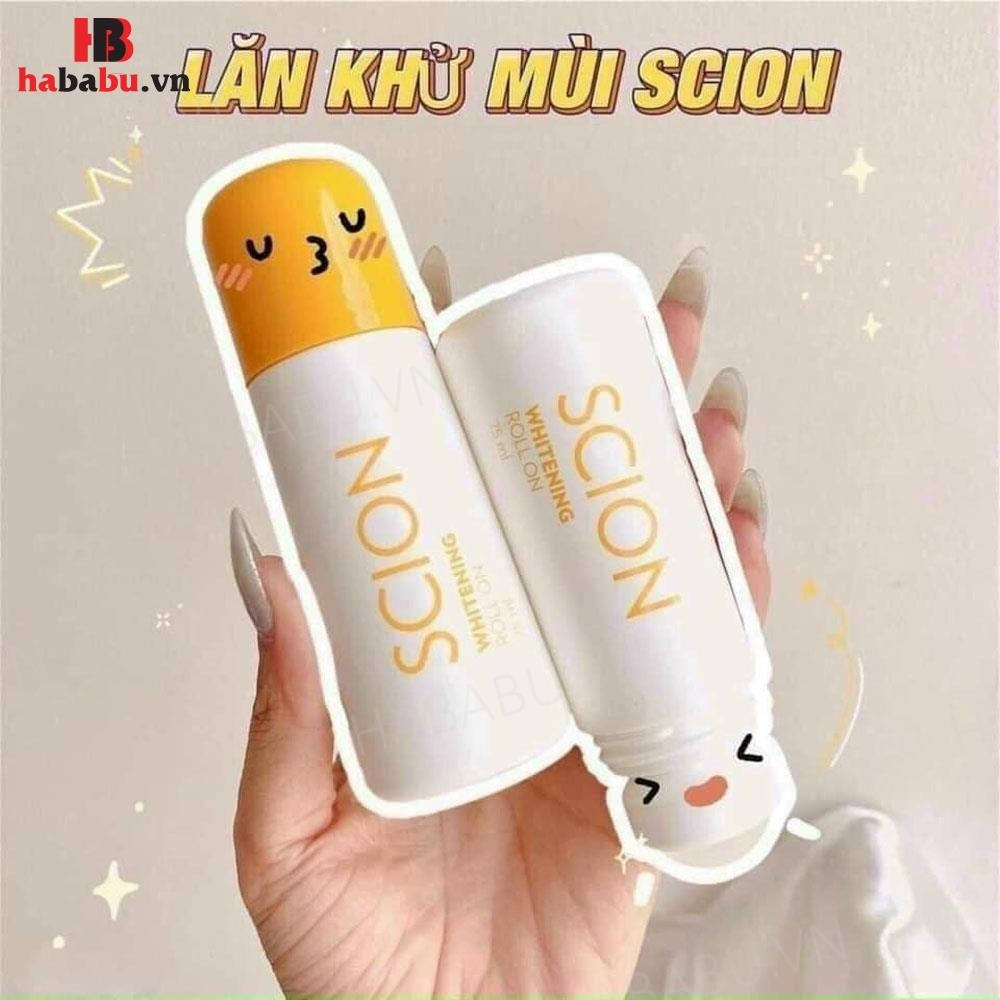 Lăn Khử Mùi Cơ Thể Scion Whitening Roll On 75ml Chính Hãng