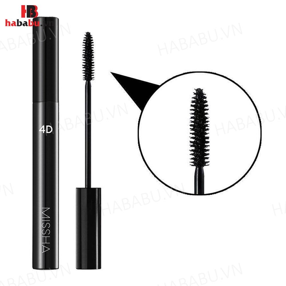 Chuốt Mi Mascara 4D Missha The Style 7gr Dày Mi Chính Hãng