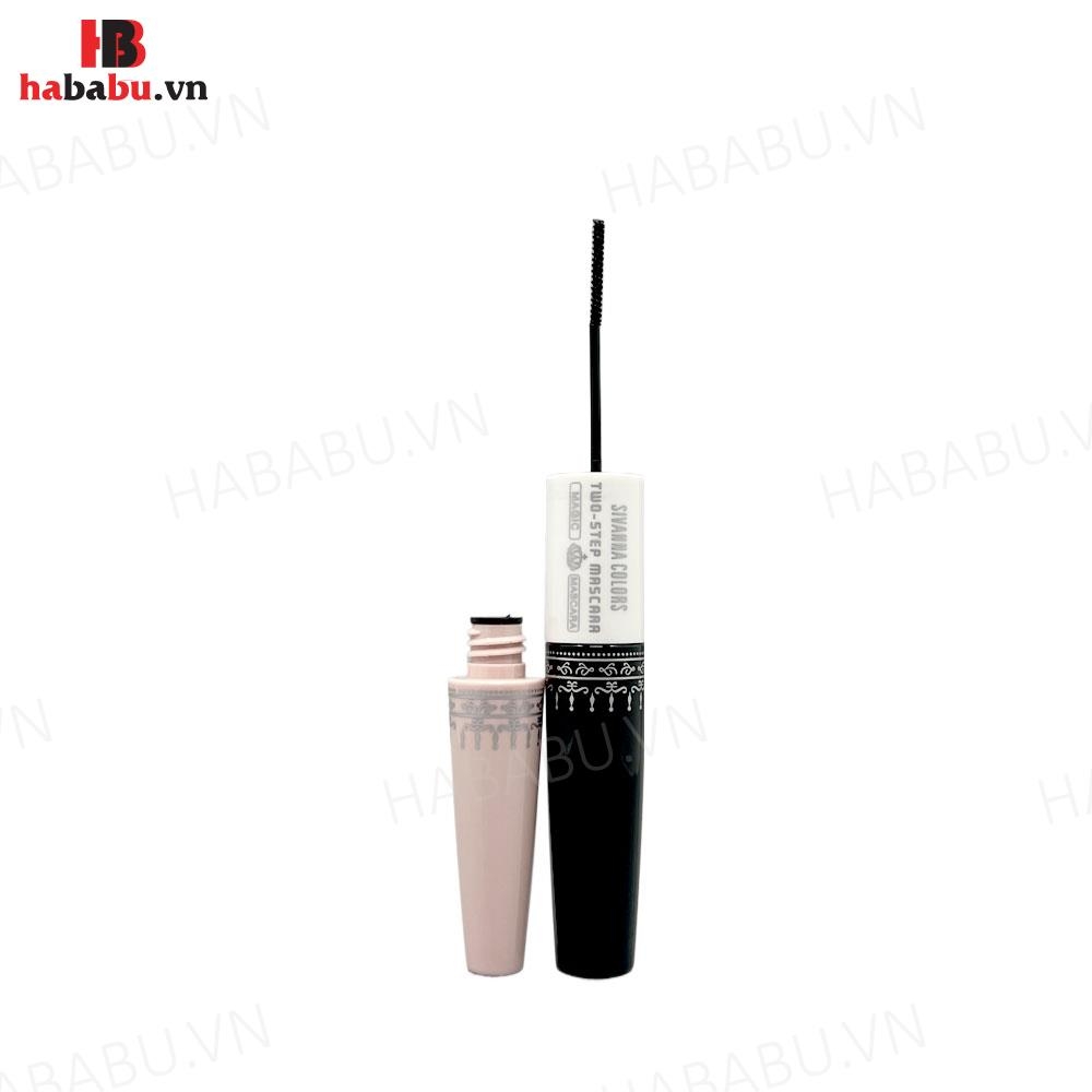 Mascara Sivanna Colors Two Step 6X Waterproof 9ml chính hãng