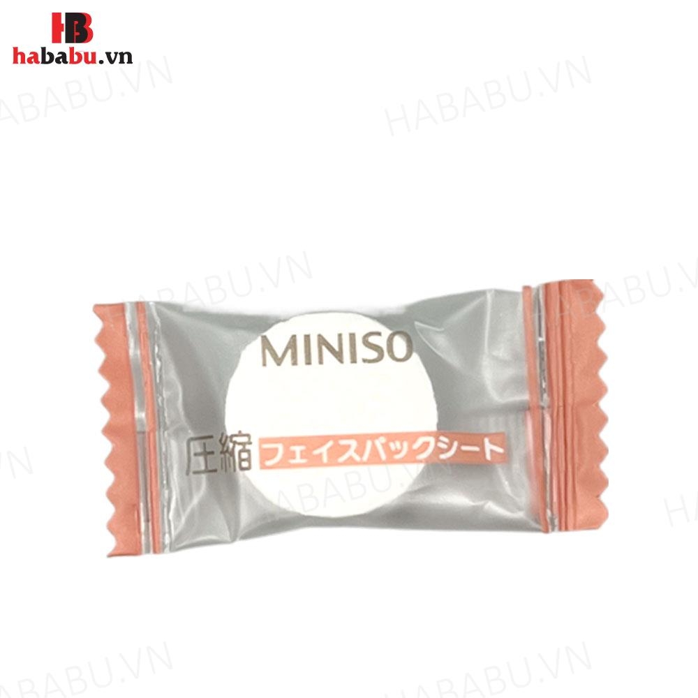 Mặt nạ nén  Miniso 100 viên chính hãng