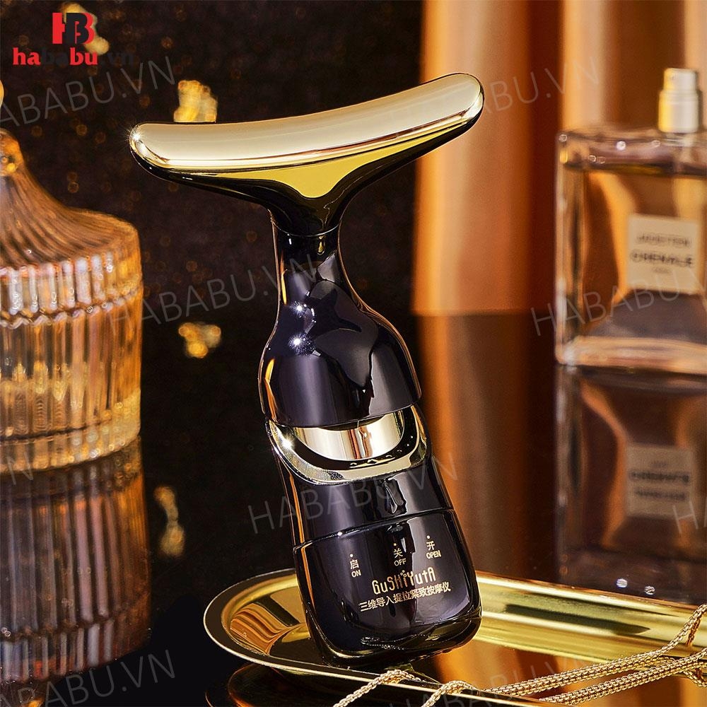 Máy massage 3in1 đẩy tinh chất Gushiyuta 150gr chính hãng