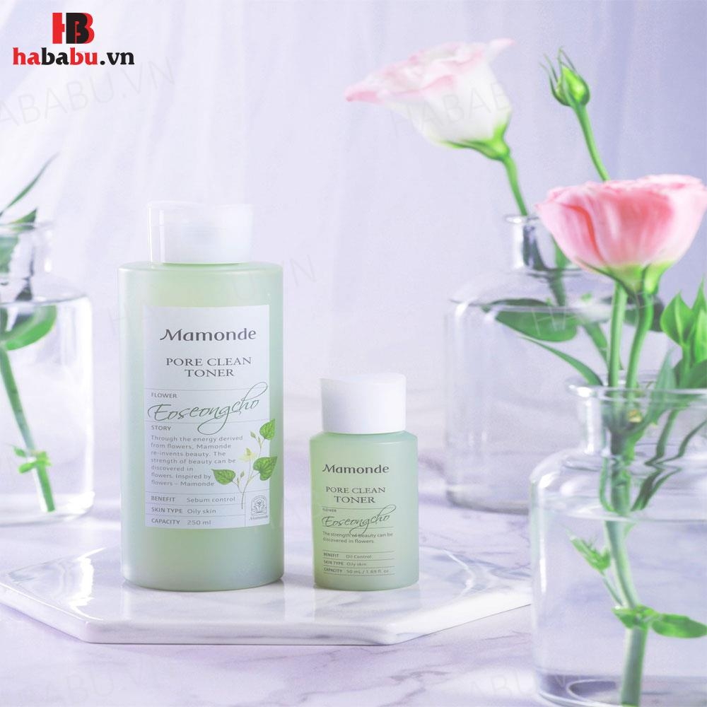 Nước hoa hồng ngừa mụn Mamonde diếp cá 250ml chính hãng