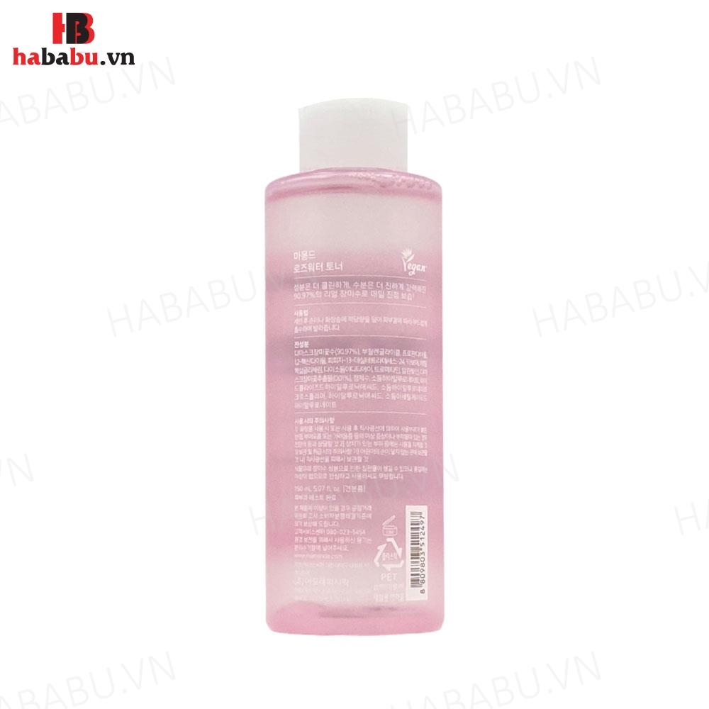 Nước hoa hồng Mamonde Rose Water Toner 150ml chính hãng