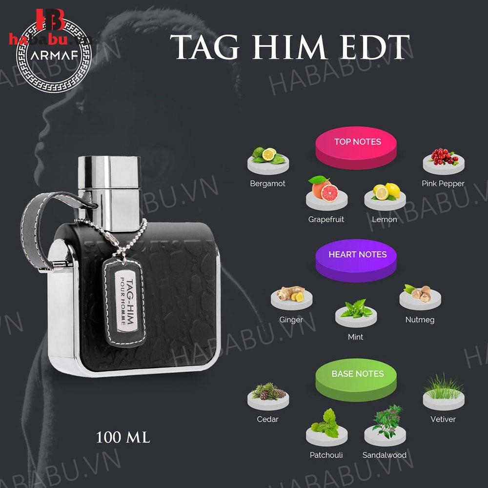 Nước hoa nam Armaf Tag Him Pour Homme 100ml chính hãng